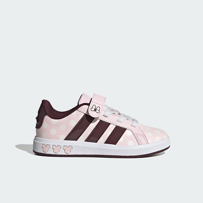 Adidas/阿迪达斯正品GRAND COURT儿童休闲低帮魔术贴板鞋JR8133