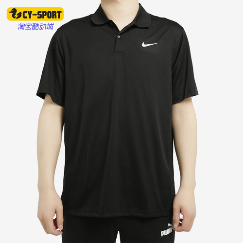 Nike/耐克正品新款男高尔夫纯色合身直筒Polo衫BV0355-010
