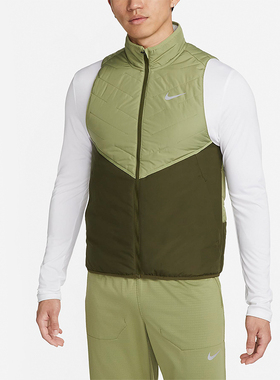 Nike/耐克正品新款男士反光立领保暖棉马甲DD5648-334