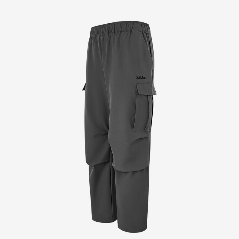 Adidas/阿迪达斯正品户外梭织保暖工装裤经典男灰色裤子HZ9520
