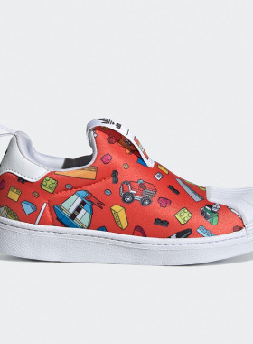 Adidas/阿迪达斯正品SUPERSTAR 360乐高积木联名大童运动鞋GX3286