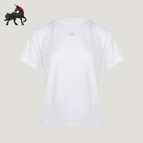 Adidas/阿迪达斯正品COLSENSETE新款女白色运动经典短袖T恤IA6099
