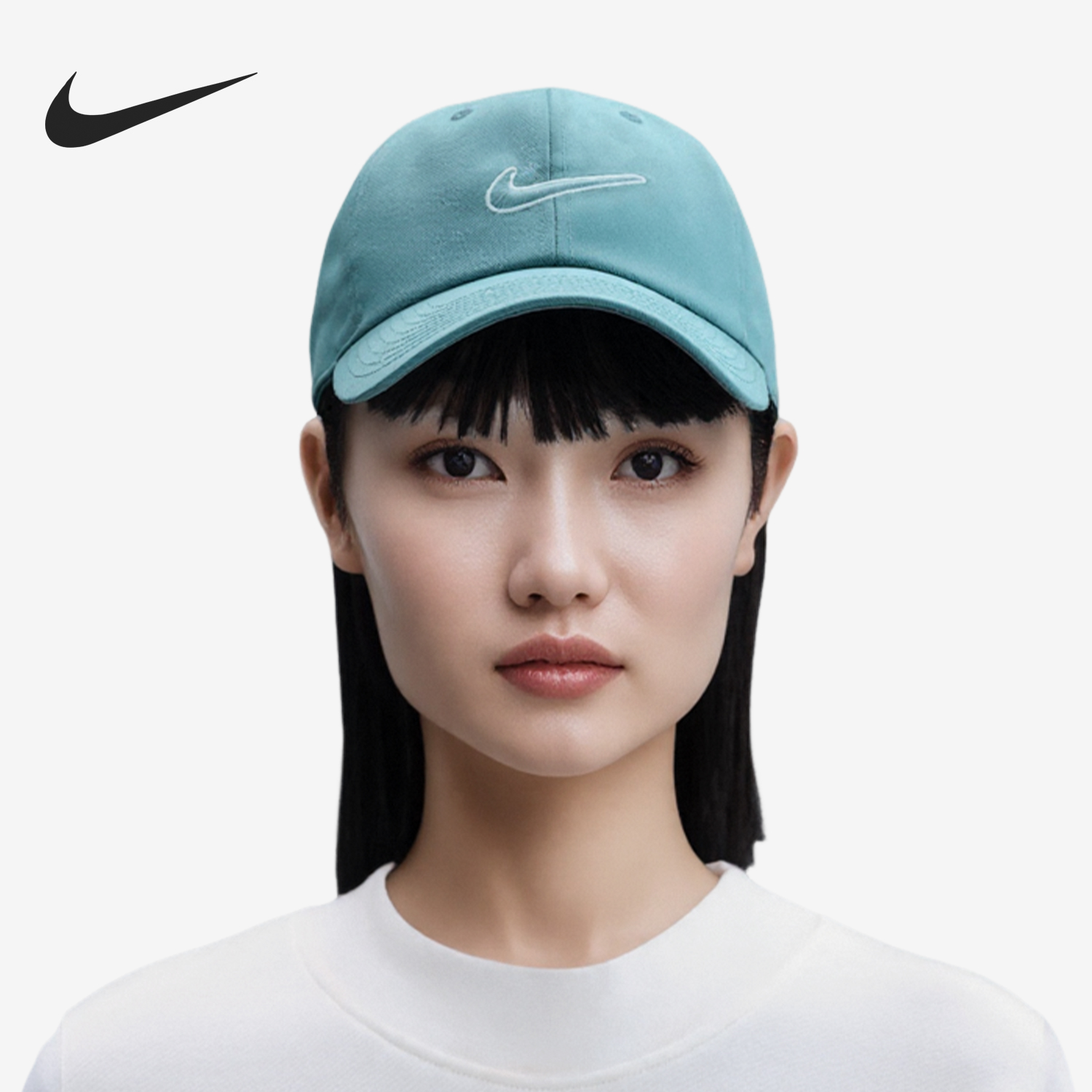 Nike/耐克正品2025新款男女可调节运动清新棒球帽FB5369-464
