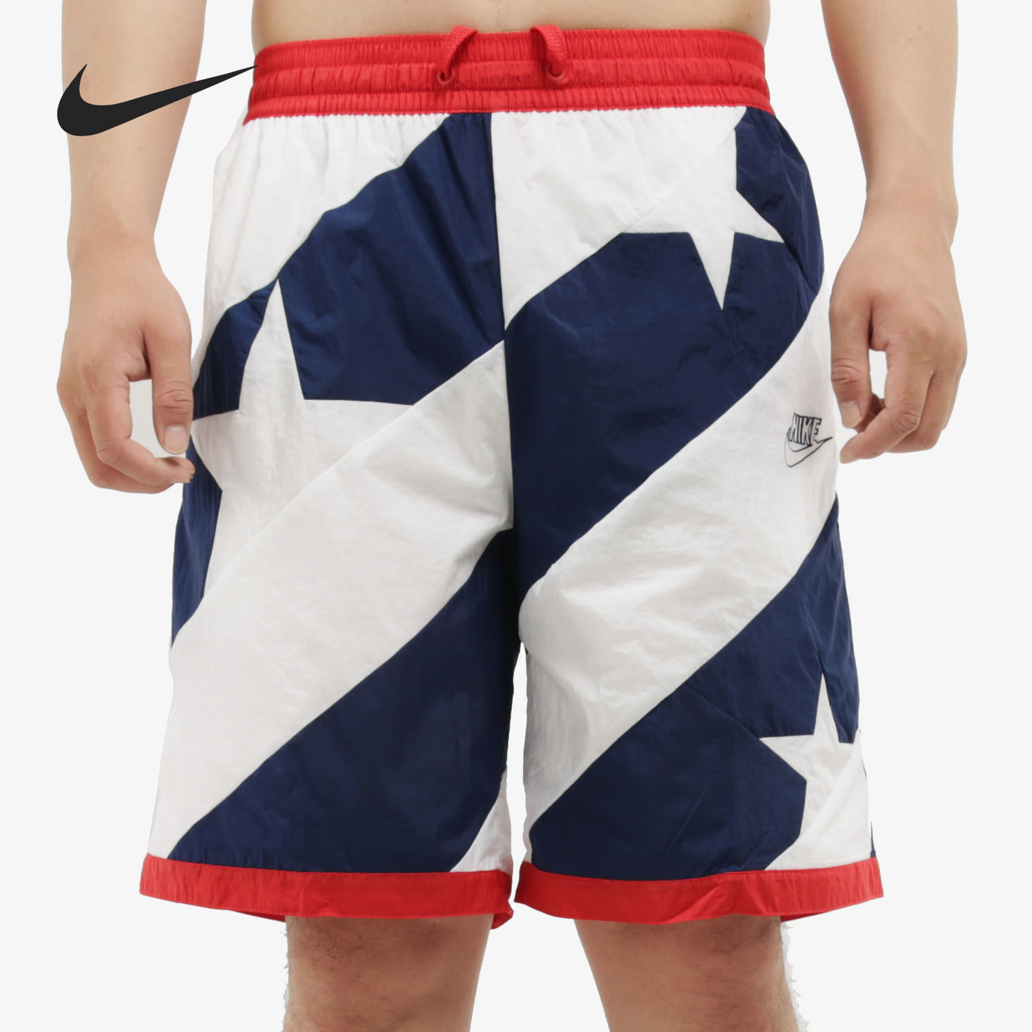 nike/耐克正品男子 throwback 篮球梭织运动透气五分短裤 ck6312