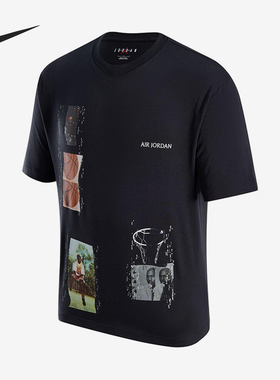 Nike/耐克正品JORDAN男士篮球运动印花休闲短袖FN5987-045