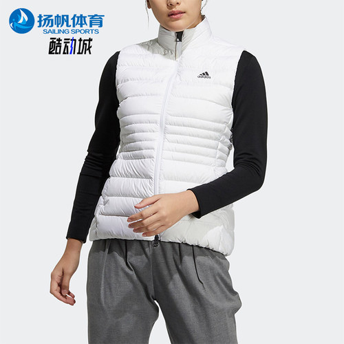 阿迪达斯女士保暖羽绒服马甲