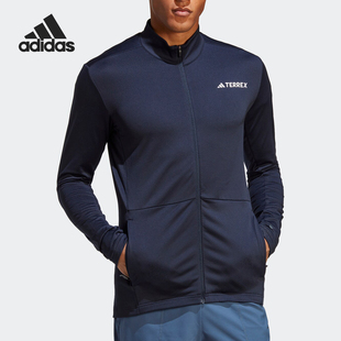 阿迪达斯正品 FLEEC男士 户外运动上衣HN5473 FULL Adidas