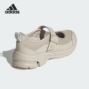 JS4056 2025女士运动透气耐磨搭扣休闲鞋 Adidas 阿迪达斯正品