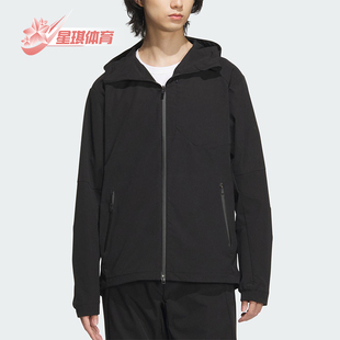 经典 Adidas 男士 新款 连帽休闲梭织夹克外套JM2007 阿迪达斯正品