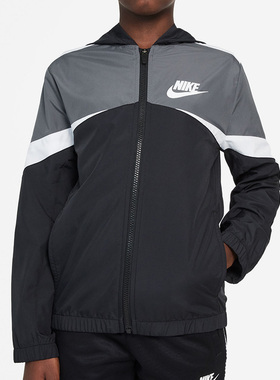 Nike/耐克正品WOVEN JACKET大童时尚休闲梭织夹克DD8701-010
