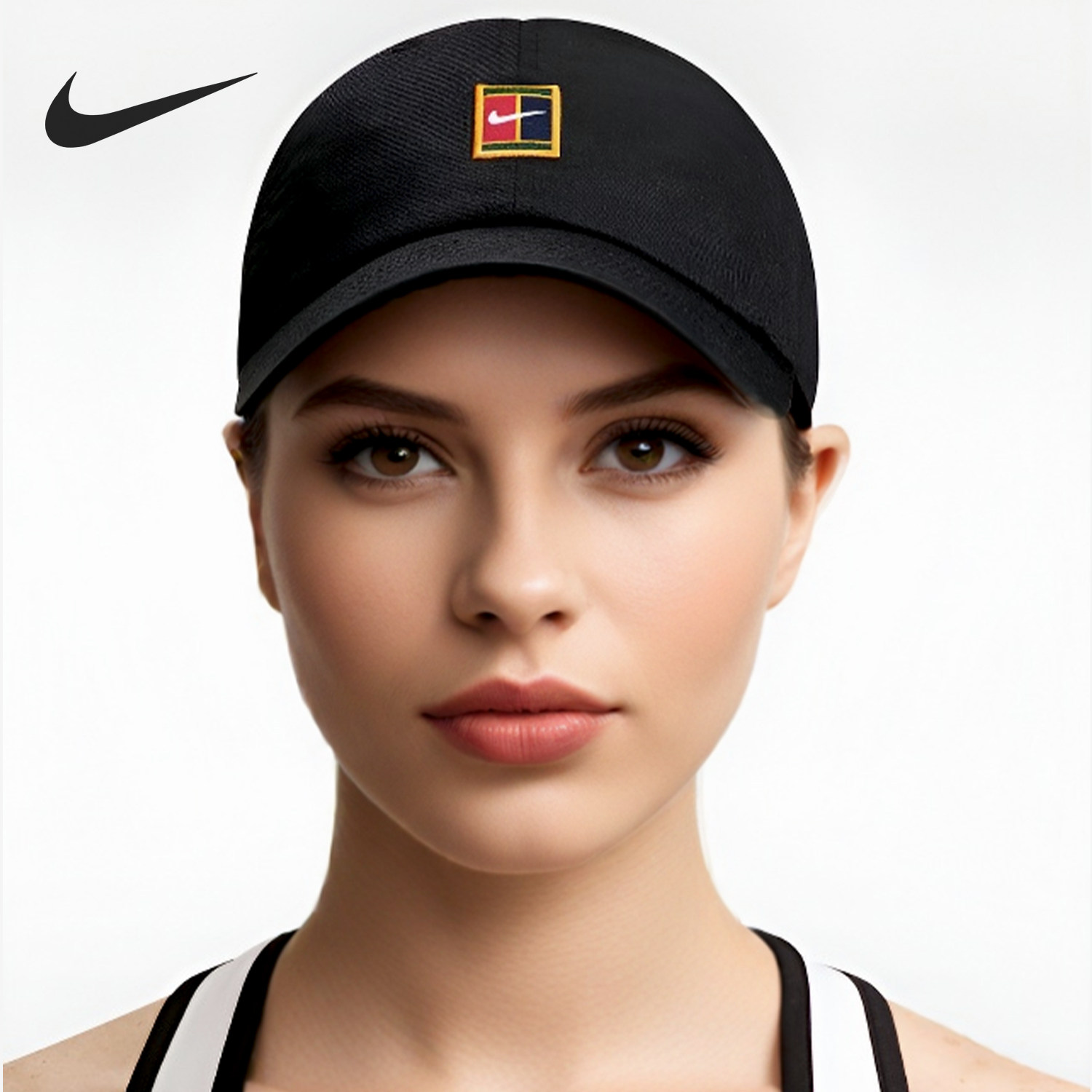Nike/耐克官方正品ClubYumuak新款男黑色网球轻盈帽子IQ1321-010图片