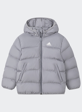 Adidas/阿迪达斯正品新款小童运动休闲保暖连帽棉服IP5655