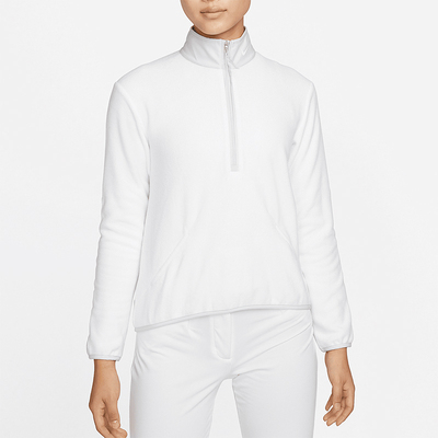 Nike/耐克正品2025新款女士摇粒绒长袖高尔夫上衣DA3237-100