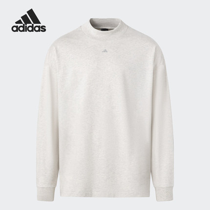 Adidas/阿迪达斯官方正品2024新款男女篮球运动宽松长袖T恤IX1971