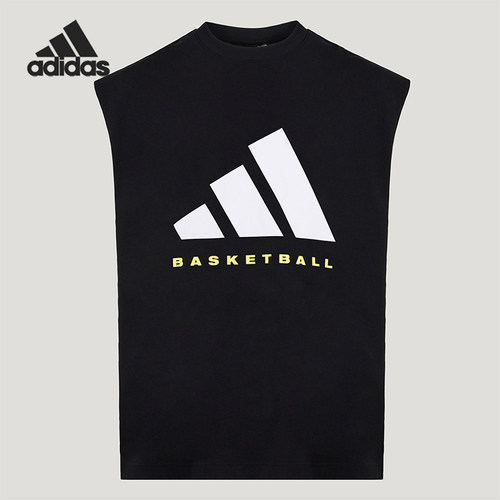 Adidas/阿迪达斯正品MUSCLE TEE男士宽松T恤无袖背心KX5706