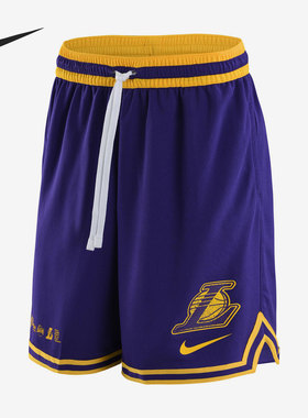 Nike/耐克官方正品男子洛杉矶湖人队NBA休闲运动短裤 DH9176-504