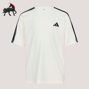 Adidas/阿迪达斯正品夏季儿童透气运动经典休闲亲肤短袖T恤KY8371