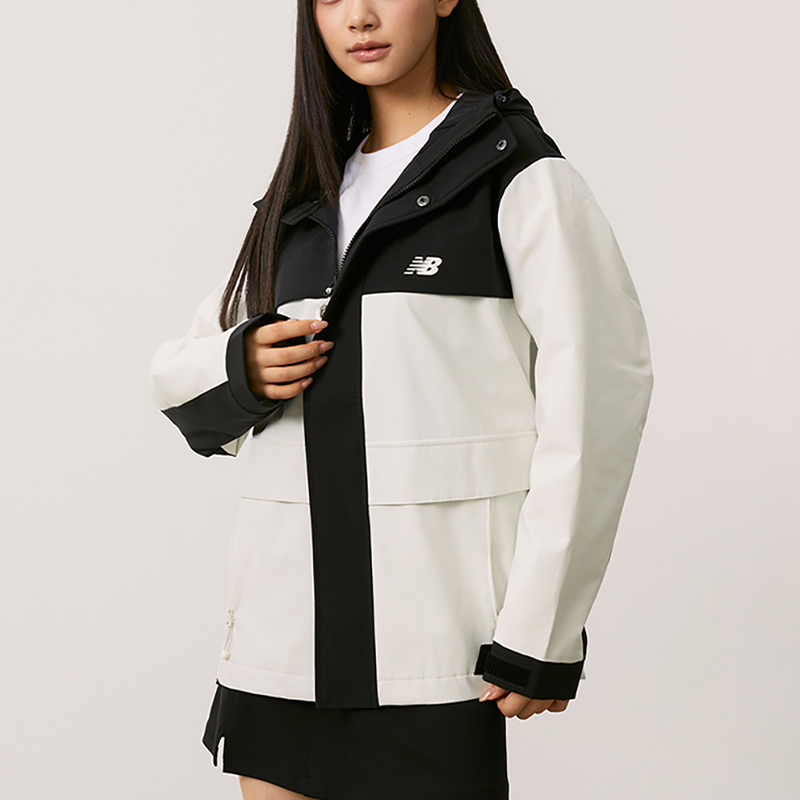 New Balance/NB正品户外男女运动防风连帽夹克外套AMJ43313-CIO