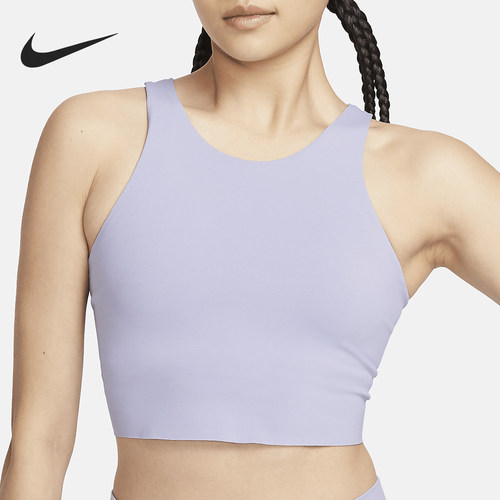 Nike/耐克正品 Dri-FIT 女士透气短款运动无袖背心DQ6033-519