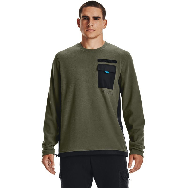 安德玛正品UA ColdGear® 男子训练运动圆领长袖套头卫衣1366200