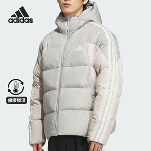 阿迪达斯正品 JKT男士 连帽保暖休闲羽绒服KC2496 PUFF Adidas