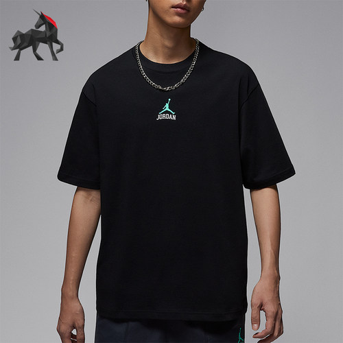 Nike/耐克正品JORDAN男士休闲透气宽松经典图案短袖IM3354-010