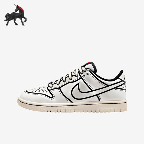 Nike/耐克正品Dunk Low GS女子大童休闲时尚轻便板鞋IF2117-100