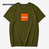 Skechers T恤L221M209 男子宽松圆领透气短袖 斯凯奇正品 新款