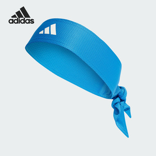 新款 男女同款 阿迪达斯官方正品 Adidas 运动健身头巾头带II3495