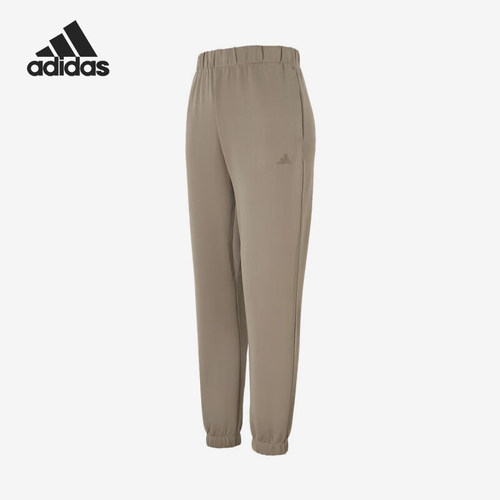 Adidas/阿迪达斯正品春秋女士简约束脚经典柔软针织长裤JY2813