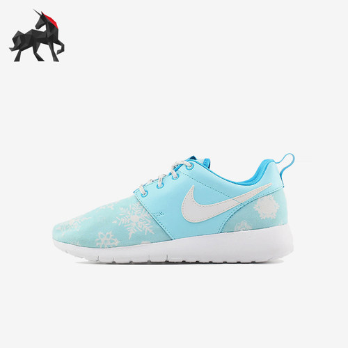 Nike/耐克正品Roshe One Print GS女子大童跑步鞋677784-401