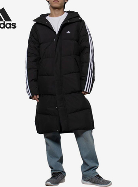 Adidas/阿迪达斯正品MustHave3SRegularFit长款羽绒服JG5958