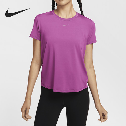 Nike/耐克正品新款女士训练透气运动健身圆领短袖FN2799-518