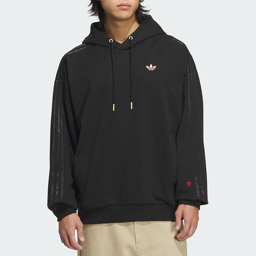 Adidas/阿迪达斯正品三叶草男士蛇年新年款针织卫衣KA0819