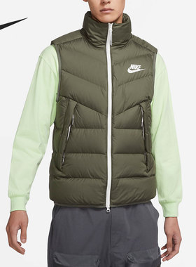 Nike/耐克官方正品男子秋冬立领保暖休闲运动羽绒马甲 CV8975-380
