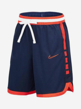 Nike/耐克正品新款男藏蓝橙色训练球类经典运动短裤DD0564-420