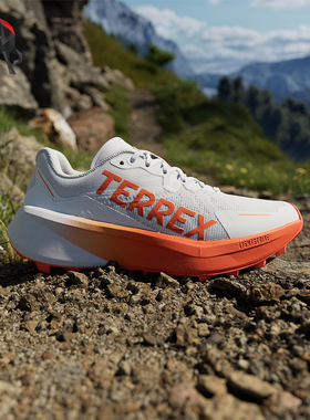 Adidas/阿迪达斯正品AGRAVIC 3女士经典缓震回弹越野跑步鞋JI0955