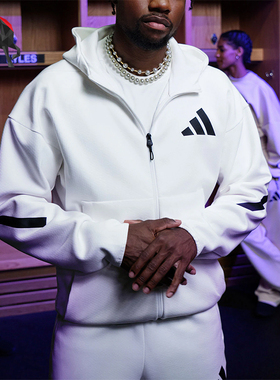 Adidas/阿迪达斯正品M Z.N.E. FZ男士运动休闲训练休闲外套JF2443