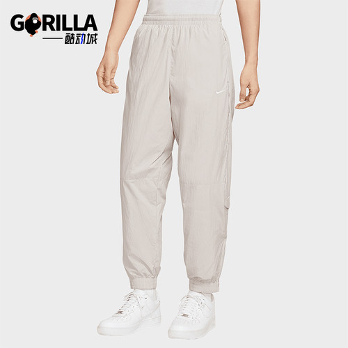 Nike/耐克正品Solo Swoosh男士休闲宽松经典束脚长裤FB8621-072