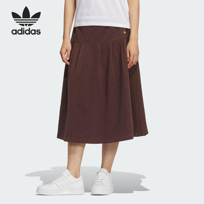 阿迪达斯女士宽松运动半身裙