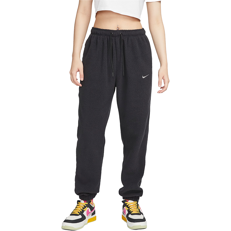 Nike/耐克官方正品Sportswear Plush 女子运动针织长裤DQ6813-010