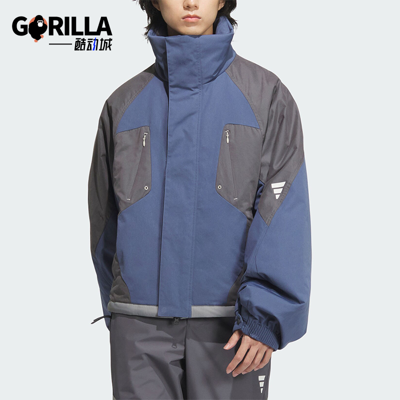 阿迪达斯男士户外运动休闲棉服