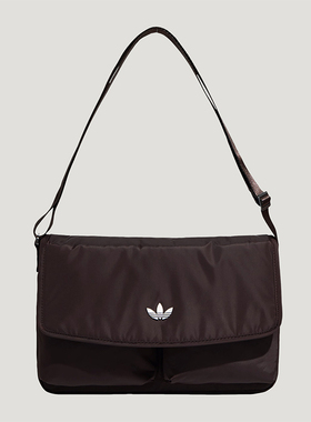 Adidas/阿迪达斯正品三叶草男女日常时尚经典休闲斜挎包KT7417