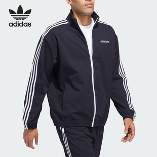 Adidas 三叶草男女同款 休闲透气时尚 外套IY1631 阿迪达斯正品