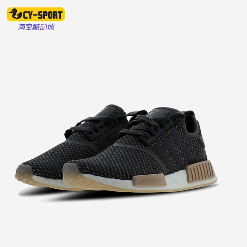 Adidas/阿迪达斯正品NMDR1女低帮复古网面经典跑步运动鞋BB9091