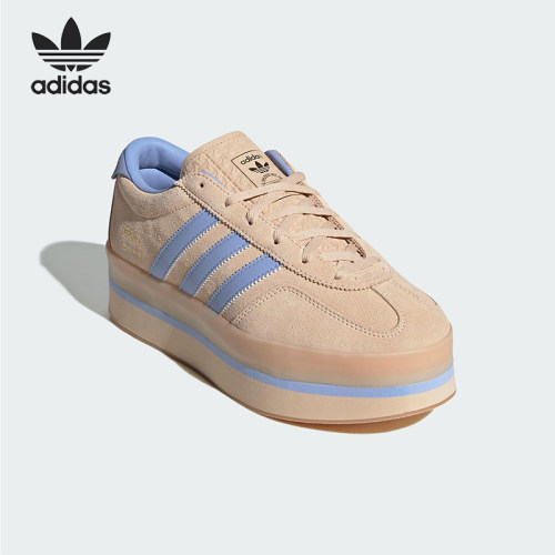 Adidas/阿迪达斯正品三叶草女士运动休闲厚底耐磨时尚板鞋JS3927