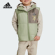 小童运动立领拉链保暖潮流棉马甲IV9641 冬季 Adidas 阿迪达斯正品