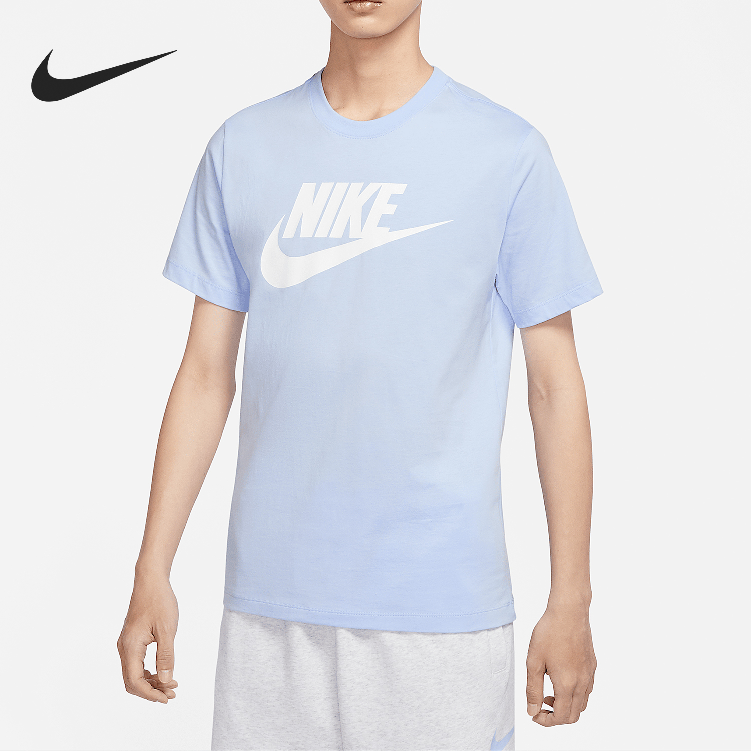 Nike/耐克正品2024新款男士针织运动休闲短袖T恤AR5005-549