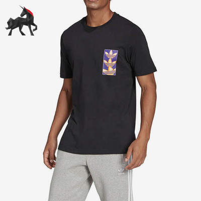 阿迪达斯正品男子运动短袖