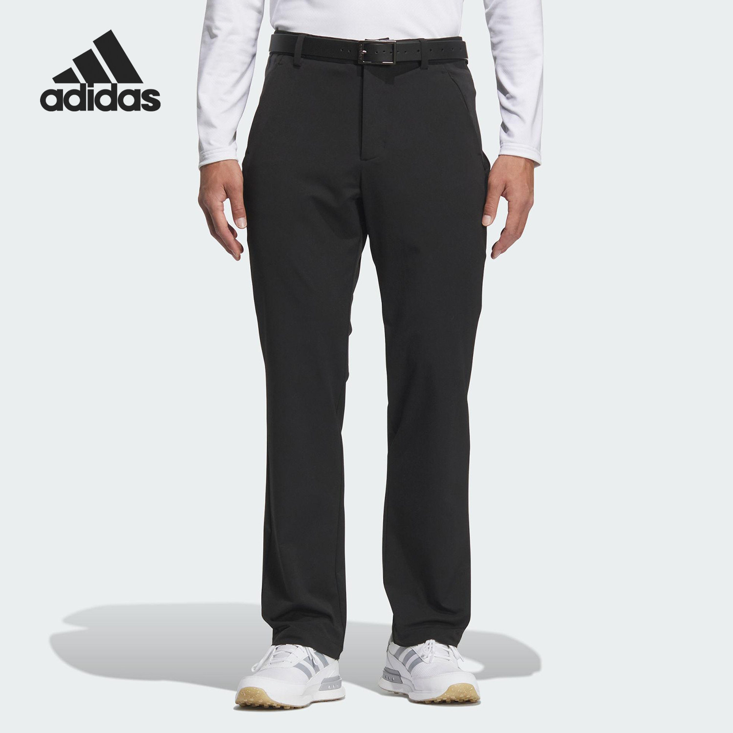 Adidas/阿迪达斯官方正品2025男士高尔夫弹力简约运动裤JM9550,运动服/休闲服装,运动长裤,淘宝优惠券,粉丝福利购,淘宝优惠卷
